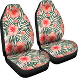 Exotic Tropical Hibiscus Pattern Print Universal Fit Car Seat Covers 102422
