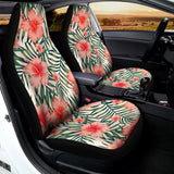 Exotic Tropical Hibiscus Pattern Print Universal Fit Car Seat Covers 102422