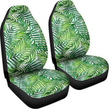 Exotic Tropical Leaf Pattern Print Universal Fit Car Seat Covers 102422