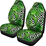 Exotic Tropical Leaves Pattern Print Universal Fit Car Seat Covers 102422