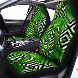 Exotic Tropical Leaves Pattern Print Universal Fit Car Seat Covers 102422