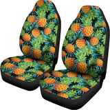 Exotic Tropical Pineapple Pattern Print Universal Fit Car Seat Covers 102422