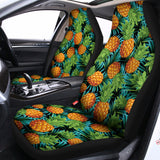 Exotic Tropical Pineapple Pattern Print Universal Fit Car Seat Covers 102422