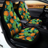Exotic Tropical Pineapple Pattern Print Universal Fit Car Seat Covers 102422