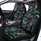 Exotic Tropical Toucan Pattern Print Universal Fit Car Seat Covers 102422