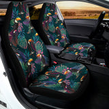 Exotic Tropical Toucan Pattern Print Universal Fit Car Seat Covers 102422
