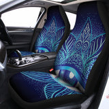 Eye of Providence Flower Print Universal Fit Car Seat Covers 102422