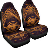 Eye of Providence Mandala Print Universal Fit Car Seat Covers 102422