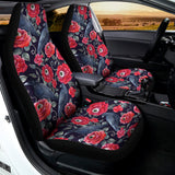 Eyeball Rose Pattern Print Universal Fit Car Seat Covers 102422