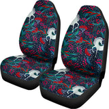 Fairy Floral Unicorn Pattern Print Universal Fit Car Seat Covers 102422