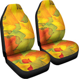 Fall Autumn Maple Leaves Print Universal Fit Car Seat Covers 102422