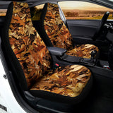 Fall Leaves Hunting Camouflage Print Universal Fit Car Seat Covers 102422
