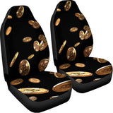 Falling Bitcoin Print Universal Fit Car Seat Covers 102422