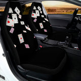 Falling Casino Card Print Universal Fit Car Seat Covers 102422