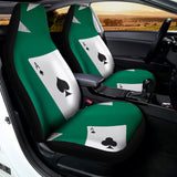 Falling Poker Cards Print Universal Fit Car Seat Covers 102422