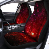 Fiery Nebula Universe Galaxy Space Print Universal Fit Car Seat Covers 102422
