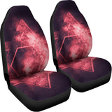 Fiery Star of David Print Universal Fit Car Seat Covers 102422