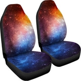 Fiery Universe Nebula Galaxy Space Print Universal Fit Car Seat Covers 102422