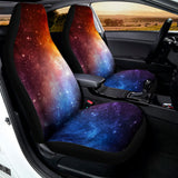 Fiery Universe Nebula Galaxy Space Print Universal Fit Car Seat Covers 102422