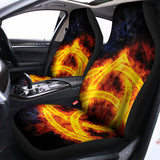 Fire Celtic Knot Print Universal Fit Car Seat Covers 102422