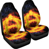 Fire Celtic Knot Print Universal Fit Car Seat Covers 102422