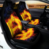 Fire Celtic Knot Print Universal Fit Car Seat Covers 102422