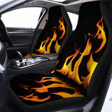 Fire Flame Burning Print Universal Fit Car Seat Covers 102422
