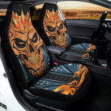 Fire Punk Devil Print Universal Fit Car Seat Covers 102422