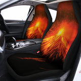 Fire Volcano Print Universal Fit Car Seat Covers 102422