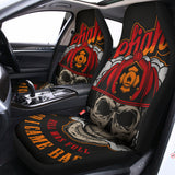 Firefighter Department Skull Print Universal Fit Car Seat Covers 102422