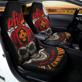 Firefighter Department Skull Print Universal Fit Car Seat Covers 102422