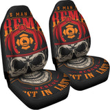 Firefighter First In Last Out Print Universal Fit Car Seat Covers 102422