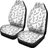 Fish Hook Pattern Print Universal Fit Car Seat Covers 102422
