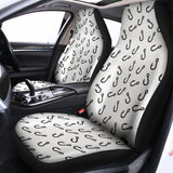 Fish Hook Pattern Print Universal Fit Car Seat Covers 102422
