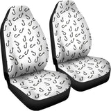 Fish Hook Pattern Print Universal Fit Car Seat Covers 102422