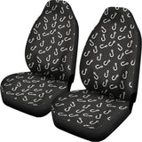Fishing Hooks Pattern Print Universal Fit Car Seat Covers 102422