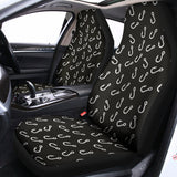 Fishing Hooks Pattern Print Universal Fit Car Seat Covers 102422