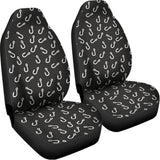 Fishing Hooks Pattern Print Universal Fit Car Seat Covers 102422
