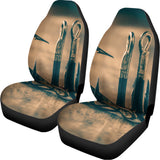 Fishing Hooks Print Universal Fit Car Seat Covers 102422
