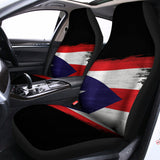 Flag Of Puerto Rico Print Universal Fit Car Seat Covers 102422