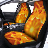 Flame Kaleidoscope Print Universal Fit Car Seat Covers 102422