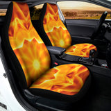 Flame Kaleidoscope Print Universal Fit Car Seat Covers 102422