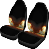 Flame Wings Print Universal Fit Car Seat Covers 102422