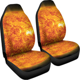 Flaming Sun Print Universal Fit Car Seat Covers 102422