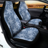 Floral Denim Jeans Pattern Print Universal Fit Car Seat Covers 102422