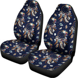 Floral Dream Catcher Pattern Print Universal Fit Car Seat Covers 102422