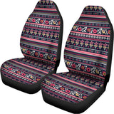 Floral Ethnic Pattern Print Universal Fit Car Seat Covers 102422