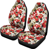 Floral Kimono Pattern Print Universal Fit Car Seat Covers 102422