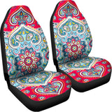 Floral Paisley Mandala Print Universal Fit Car Seat Covers 102422