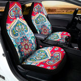 Floral Paisley Mandala Print Universal Fit Car Seat Covers 102422